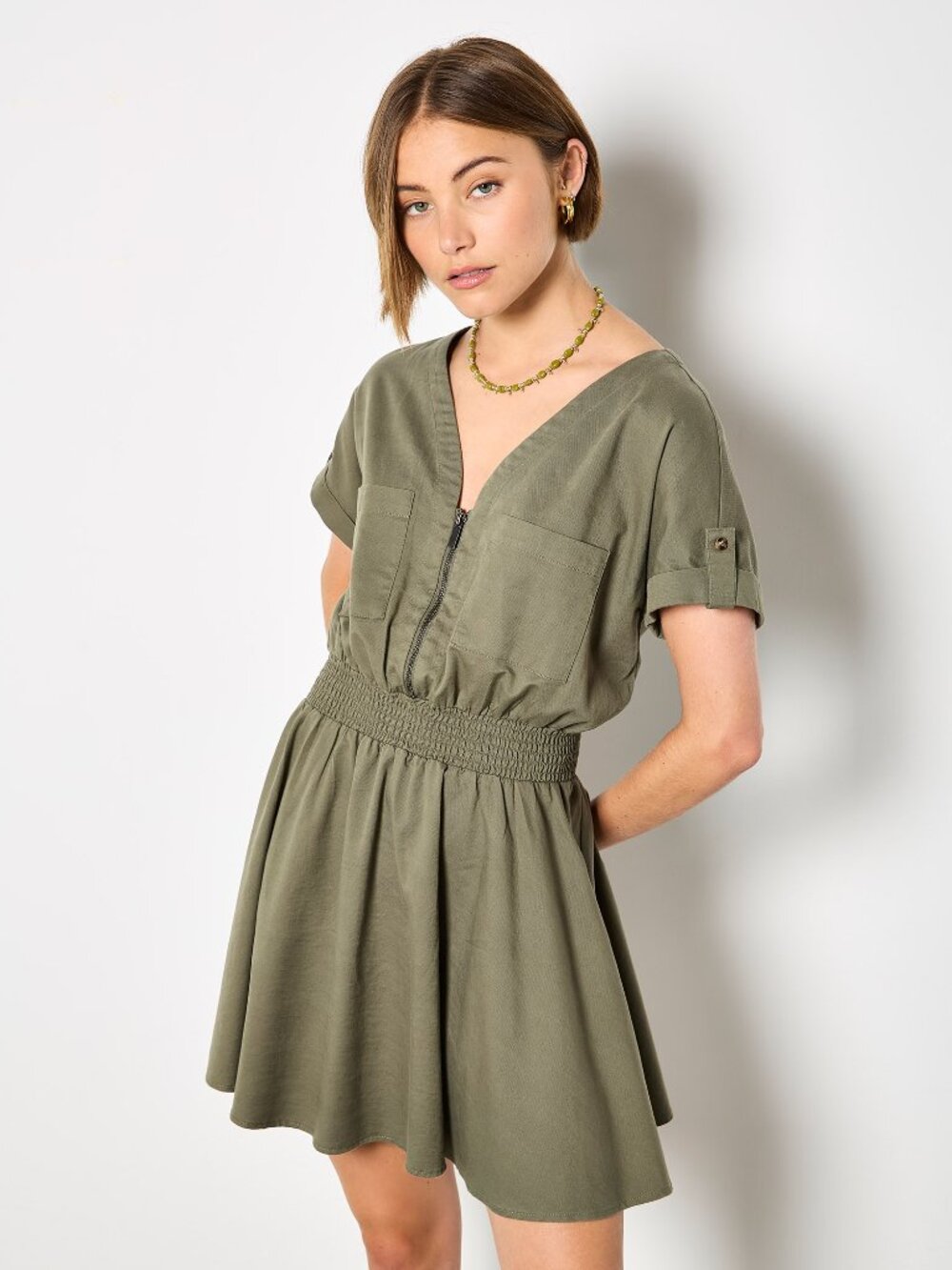 Utility Skater Dress